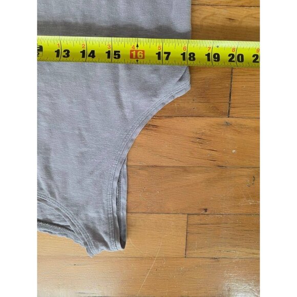 Eileen Fisher Hemp Organic Cotton Twist Scoop Top Neck Shell Gray S/P A001081 - Picture 8 of 9